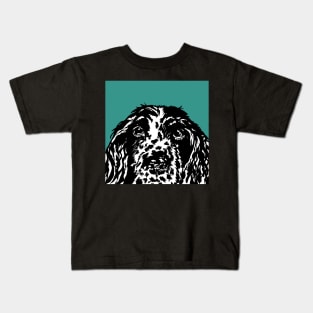 Alfie the Springer Spaniel Dog Kids T-Shirt